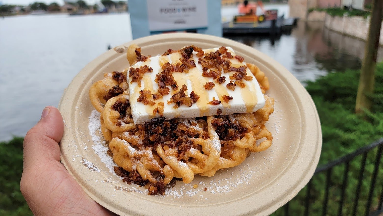Epcot Food  Wine Festival Global Marketplace Menus 2025 Funnel Cake