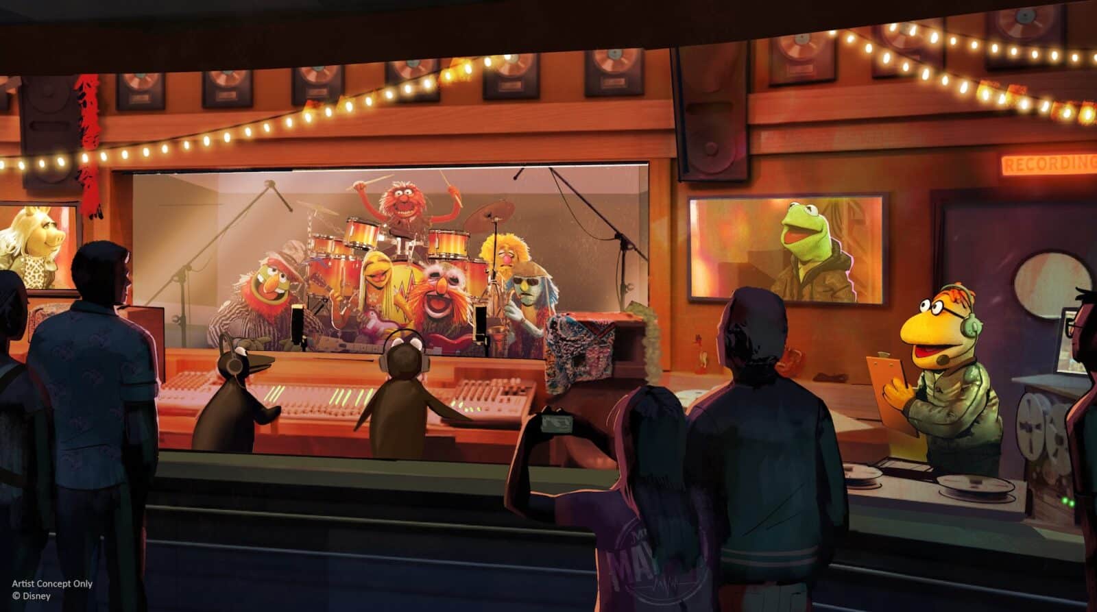 Rock On! With The Electric Mayhem at Hollywood Studios for Rock 'n' Roller Coaster Starring The Muppets