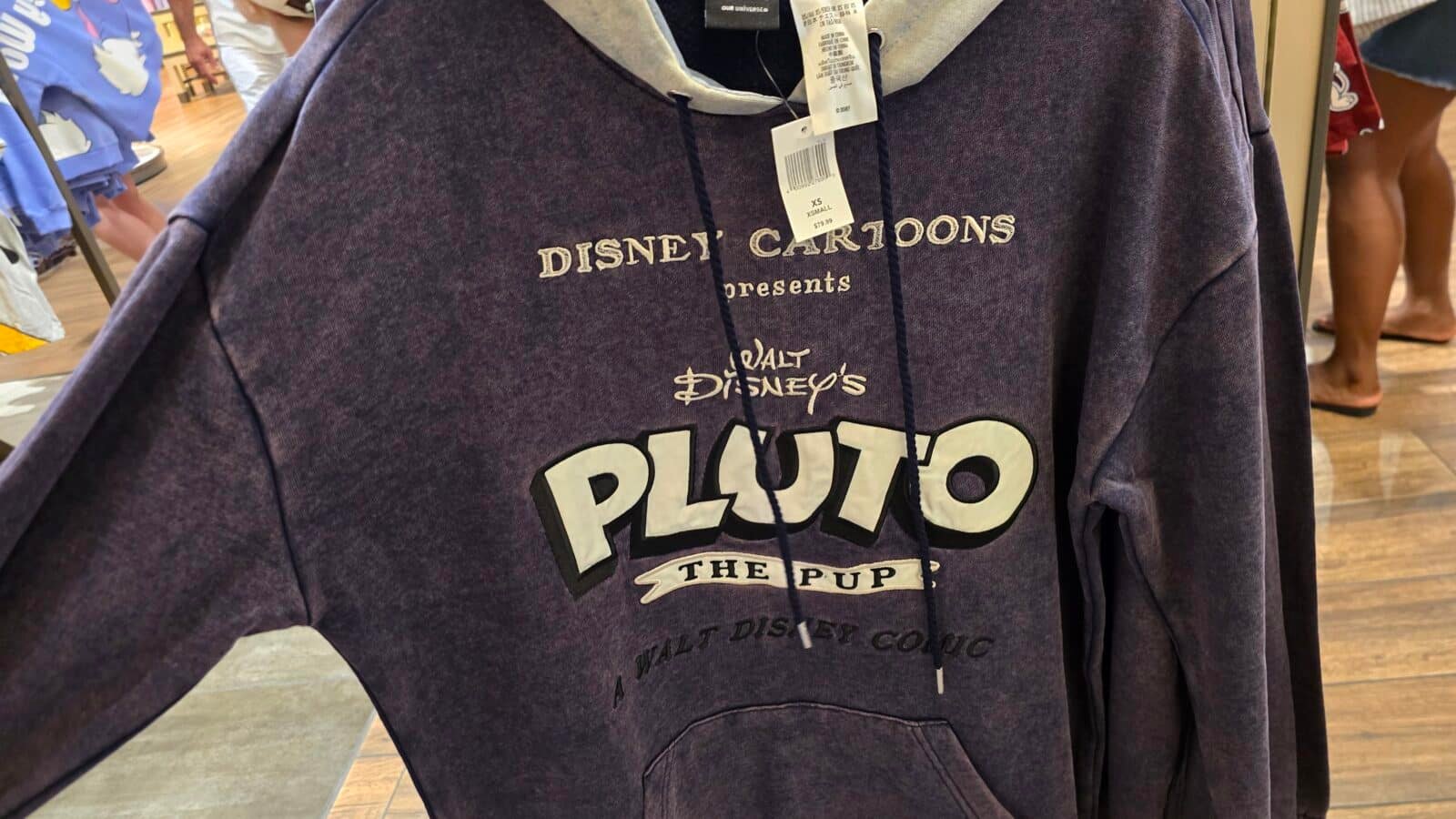 Disney Cartoons Presents Walt Disney's Pluto The Pup A Walt Disney Comic Blue and Grey Hoodie - .99