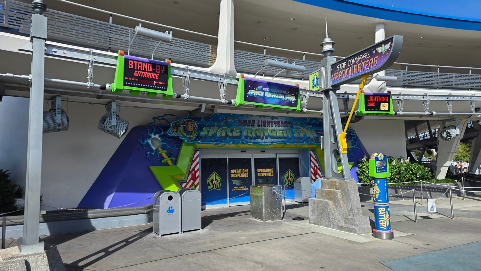 Disney World's Buzz Lightyear Ride Under Refurbishment, but Theming Shines at Entrance