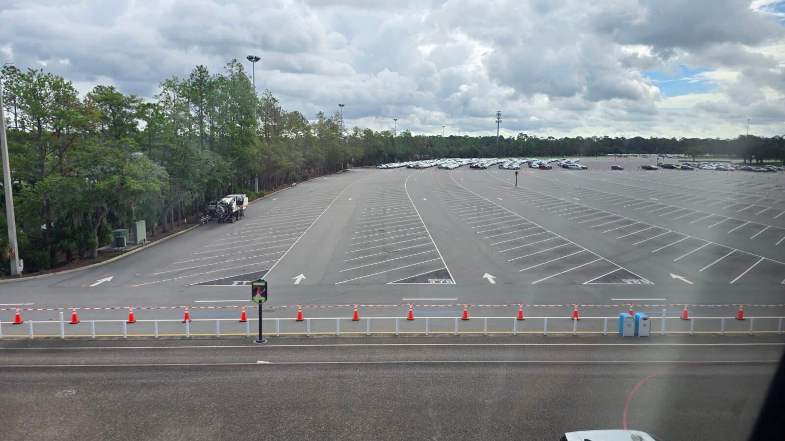 Disability Parking Moved at Epcot While Repaving Moana Parking Lot