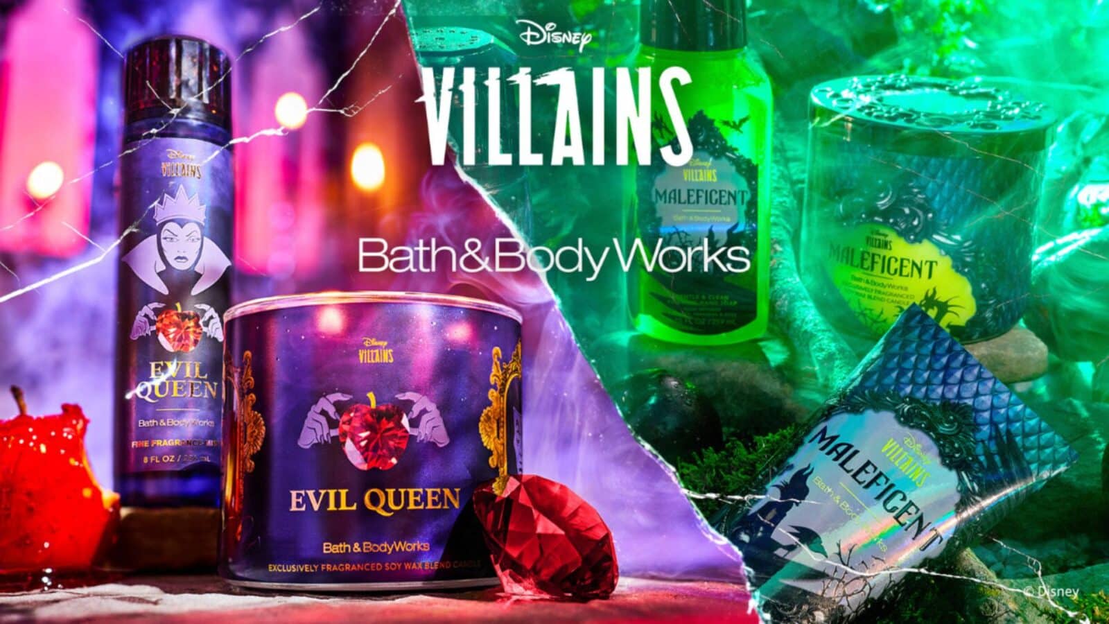 Disney Villains x Bath  Body Works It's Spooky Season at Destination D23