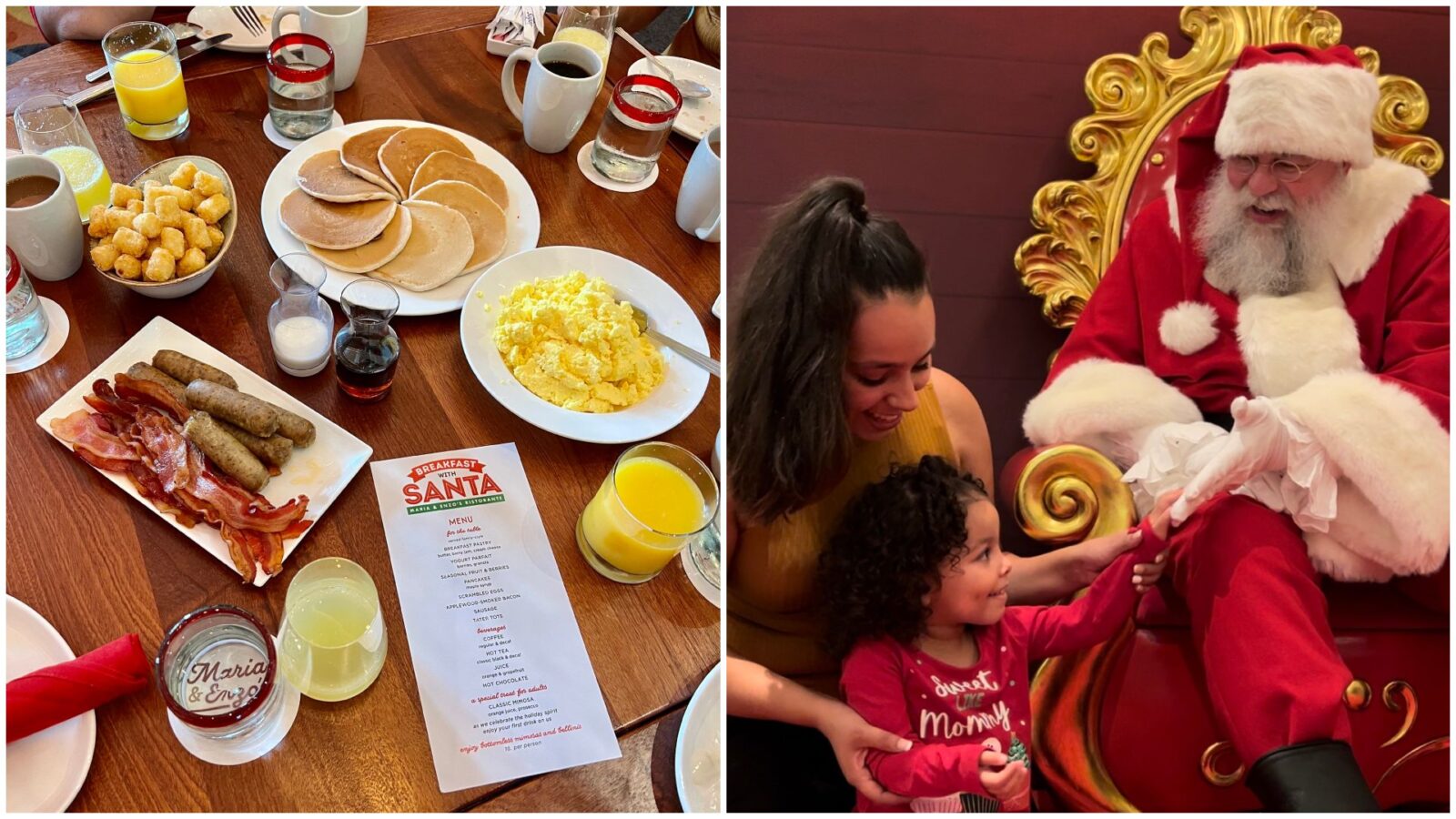 Get into the Holiday Spirit Early at Breakfast with Santa at Maria  Enzo's