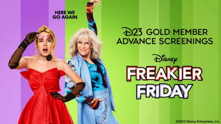 D23 Announces Exclusive Advance Screenings of Disney's "Freakier Friday" for Gold Members