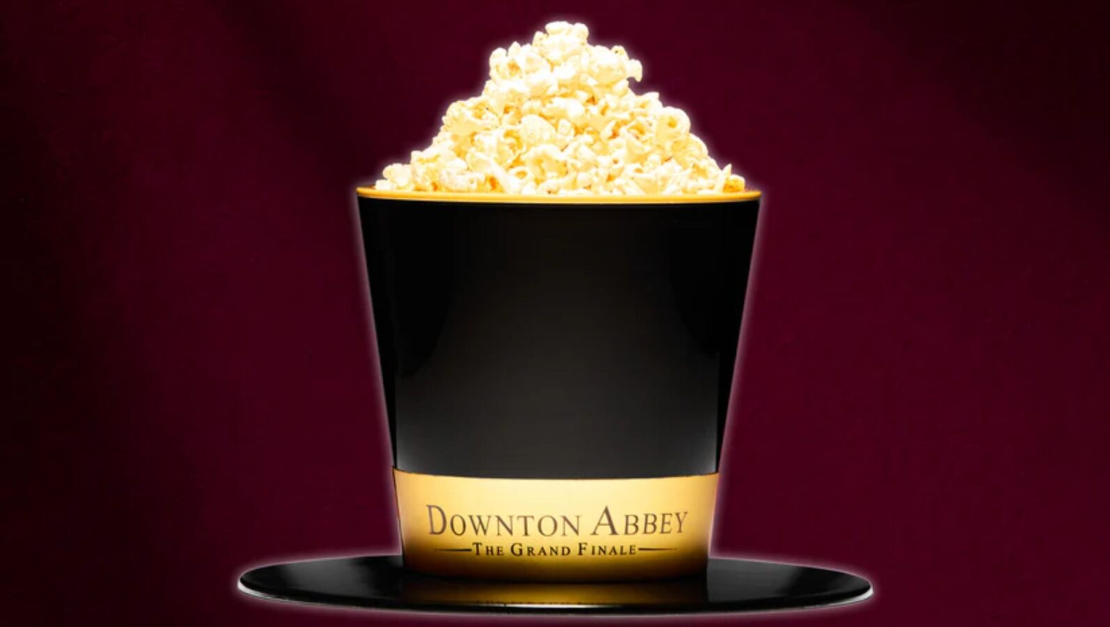 A Grand Farewell 'Downton Abbey' Fans Can Commemorate the End of an Era with Exclusive Top Hat Popcorn Bucket