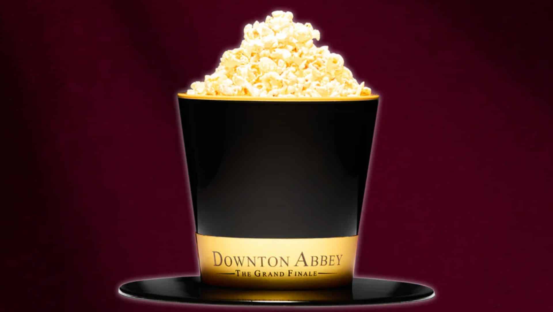 A Grand Farewell Downton Abbey Fans Can Commemorate the End of an Era with Exclusive Top Hat Popcorn Bucket
