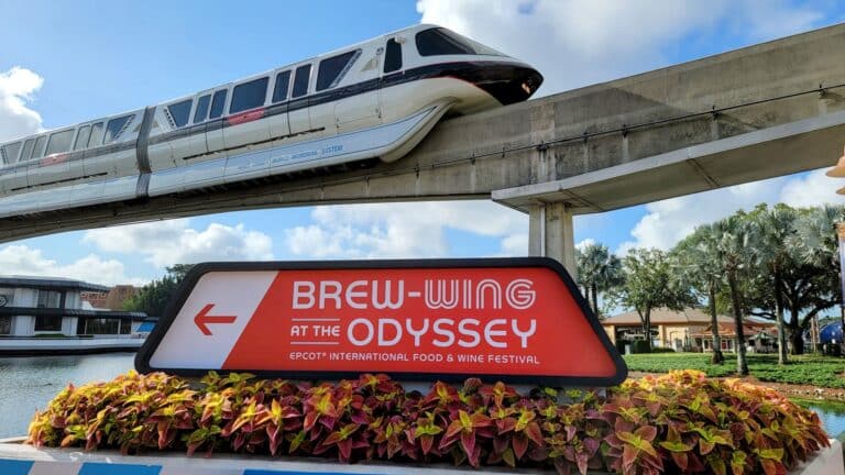Epcot Food & Wine Festival Global Marketplace Menus 2025: Brew-Wing Lab at The Odyssey