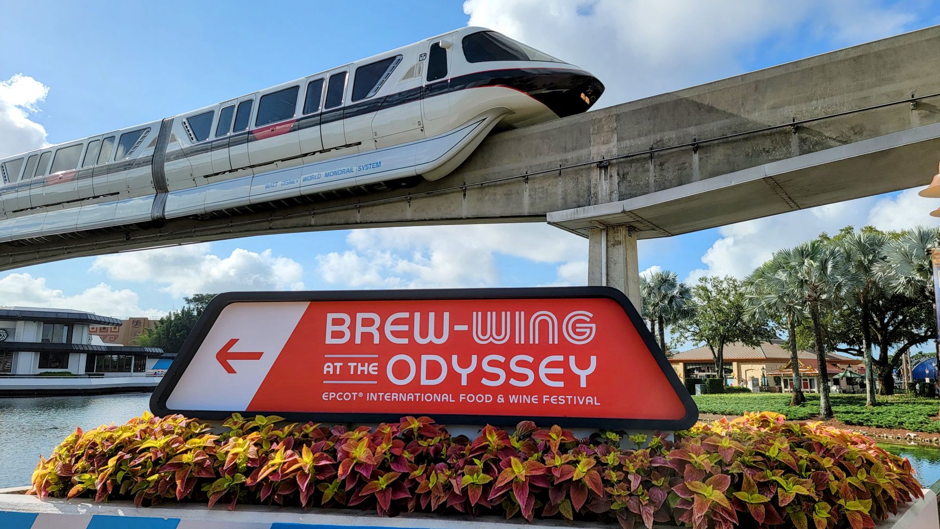 Epcot Food  Wine Festival Global Marketplace Menus 2025 Brew Wing Lab at The Odyssey