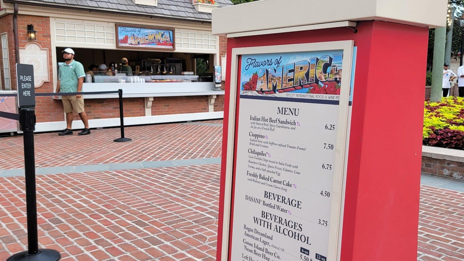 Epcot Food & Wine Festival Global Marketplace Menus 2025: Flavors of America