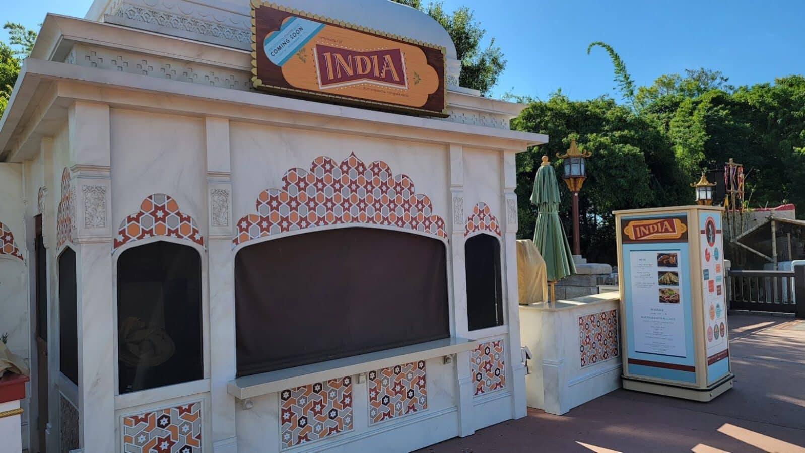 Epcot Food  Wine Festival Global Marketplace Menus 2025 India