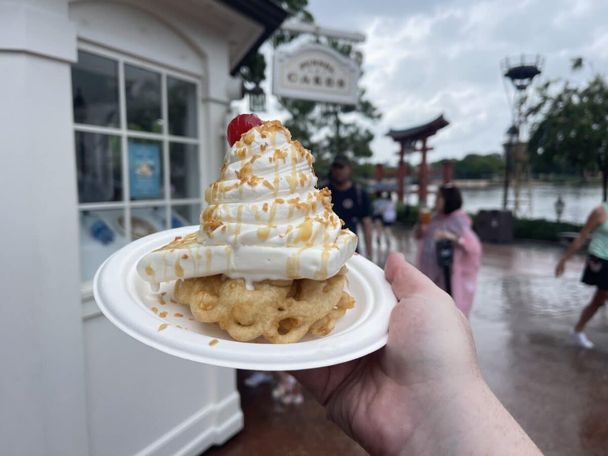 Epcot Food  Wine Festival Global Marketplace Menus 2025 Funnel Cake