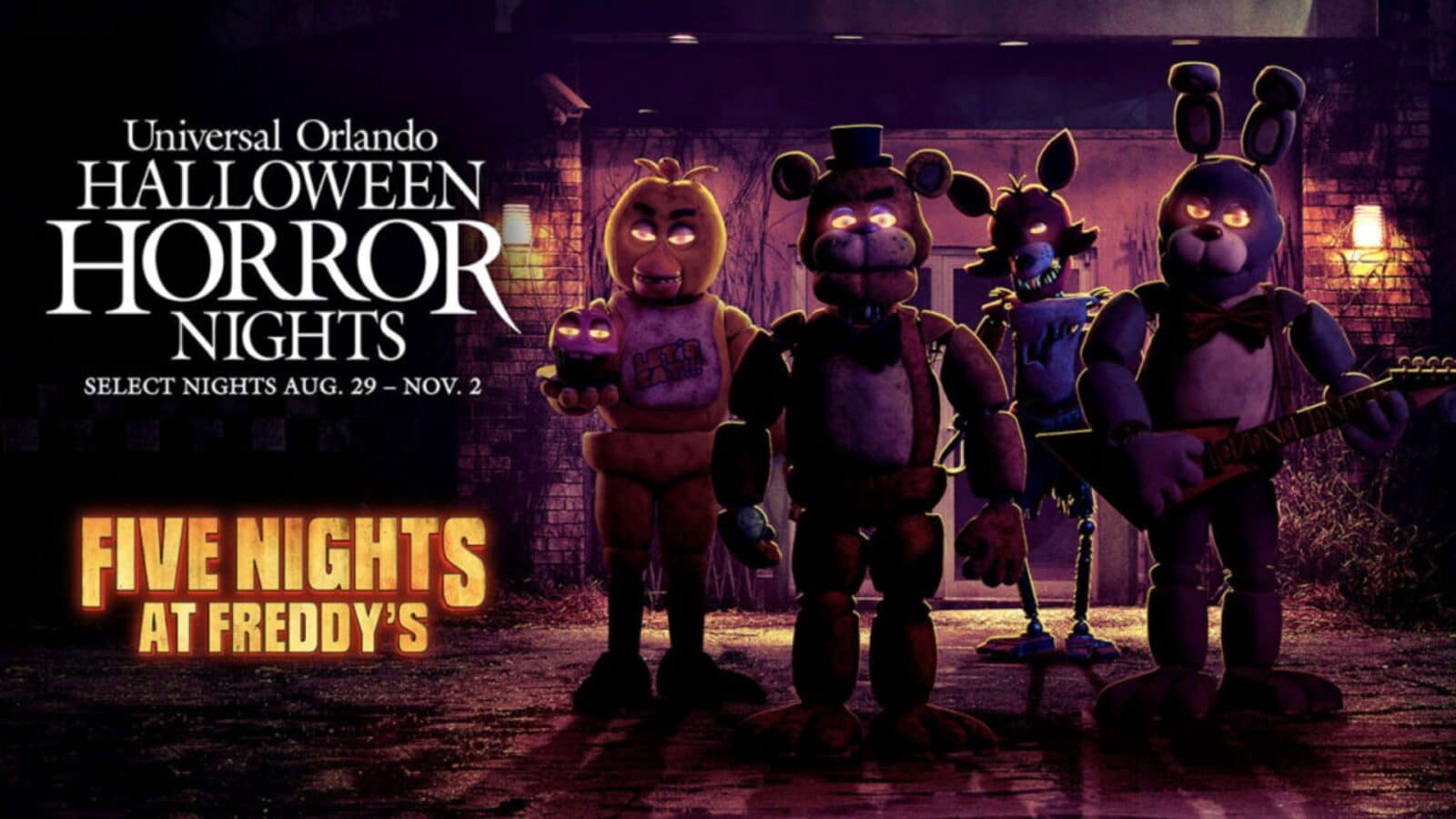 Jim Henson Company Brings Five Nights at Freddy's to Life at Halloween Horror Nights