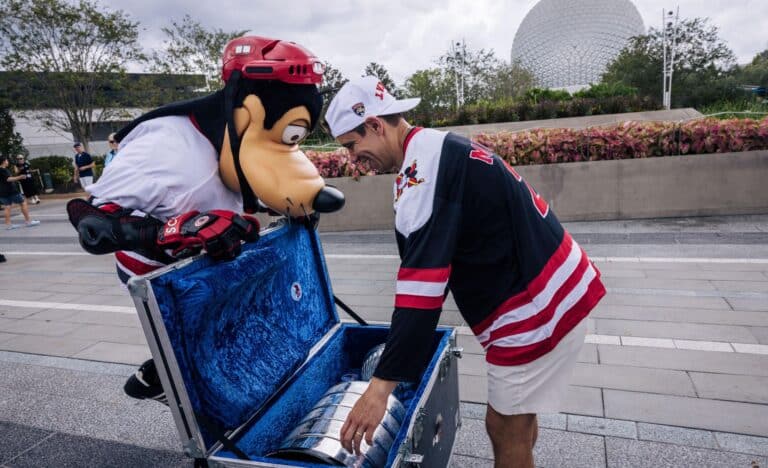 NHL's Lord Stanley Cup Takes a Trip Around the World at Walt Disney World