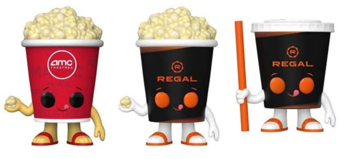 Popcorn Buckets Go Meta Funko Pop New AMC and Regal Popcorn Bucket Figures