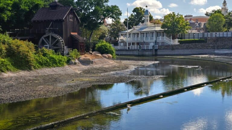 End of an Era at the Magic Kingdom Now That Rivers of America is Drained