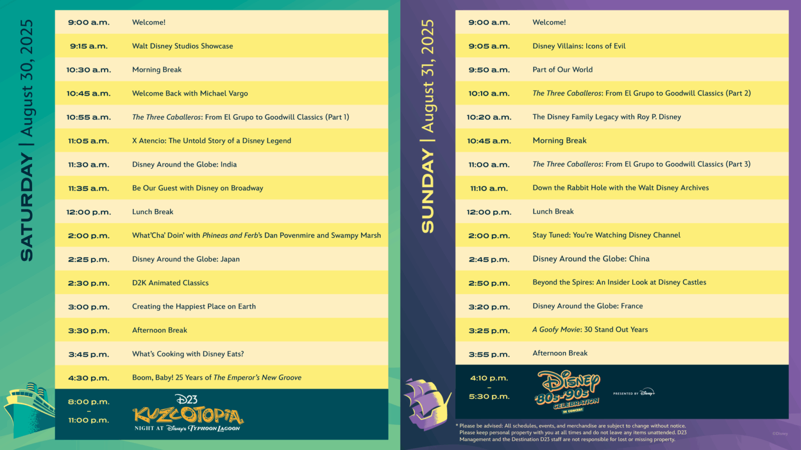 D23 Announced Livestream of Select Panels from Destination D23