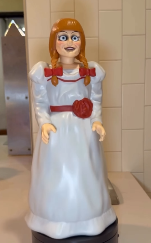 The Conjuring Last Rites Annabelle Popcorn Bucket Arrives at Theaters and is Nightmare Fuel