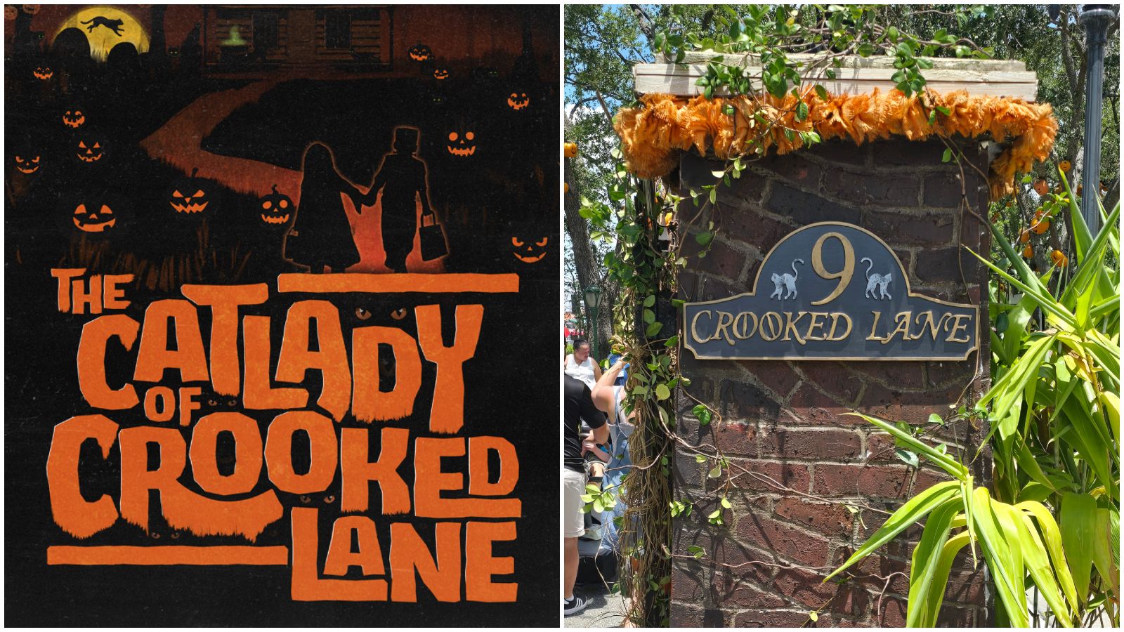 HHN 2025 Universal Orlando The Cat Lady of Crooked Lane Scare Zone Story