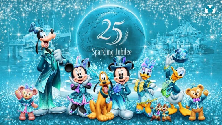 Tokyo DisneySea Announces 'Sparkling Jubilee' for 25th Anniversary