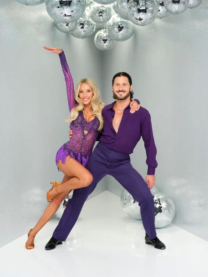 Alix Earle with partner Val Chmerkovskiy