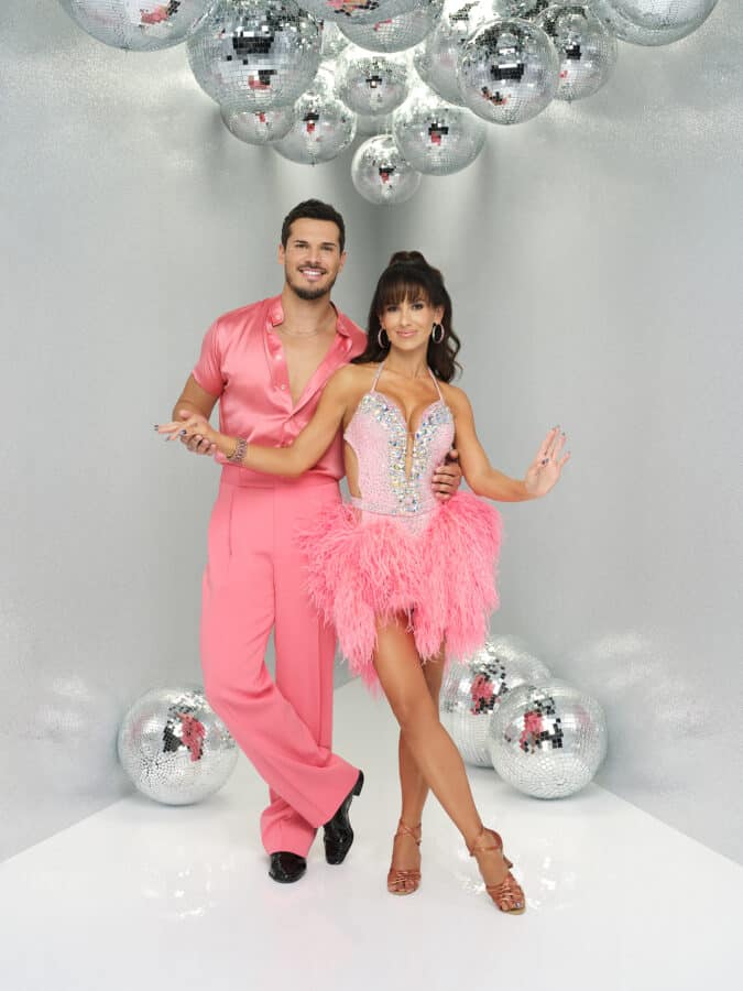 Hilaria Baldwin with partner Gleb Savchenko