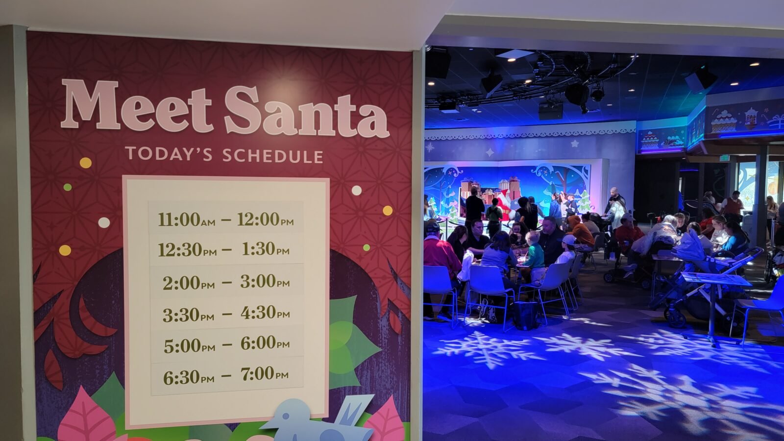 Santa Claus on the Move at Epcot's Festival of the Holidays 2025: Now Meeting at Communicore Hall