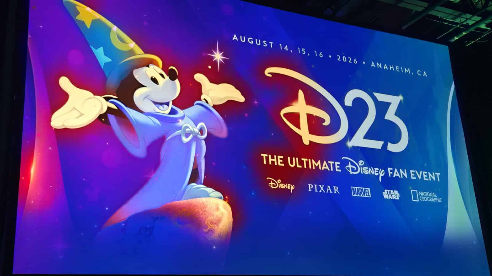 D23 The Ultimate Disney Fan Event 2026