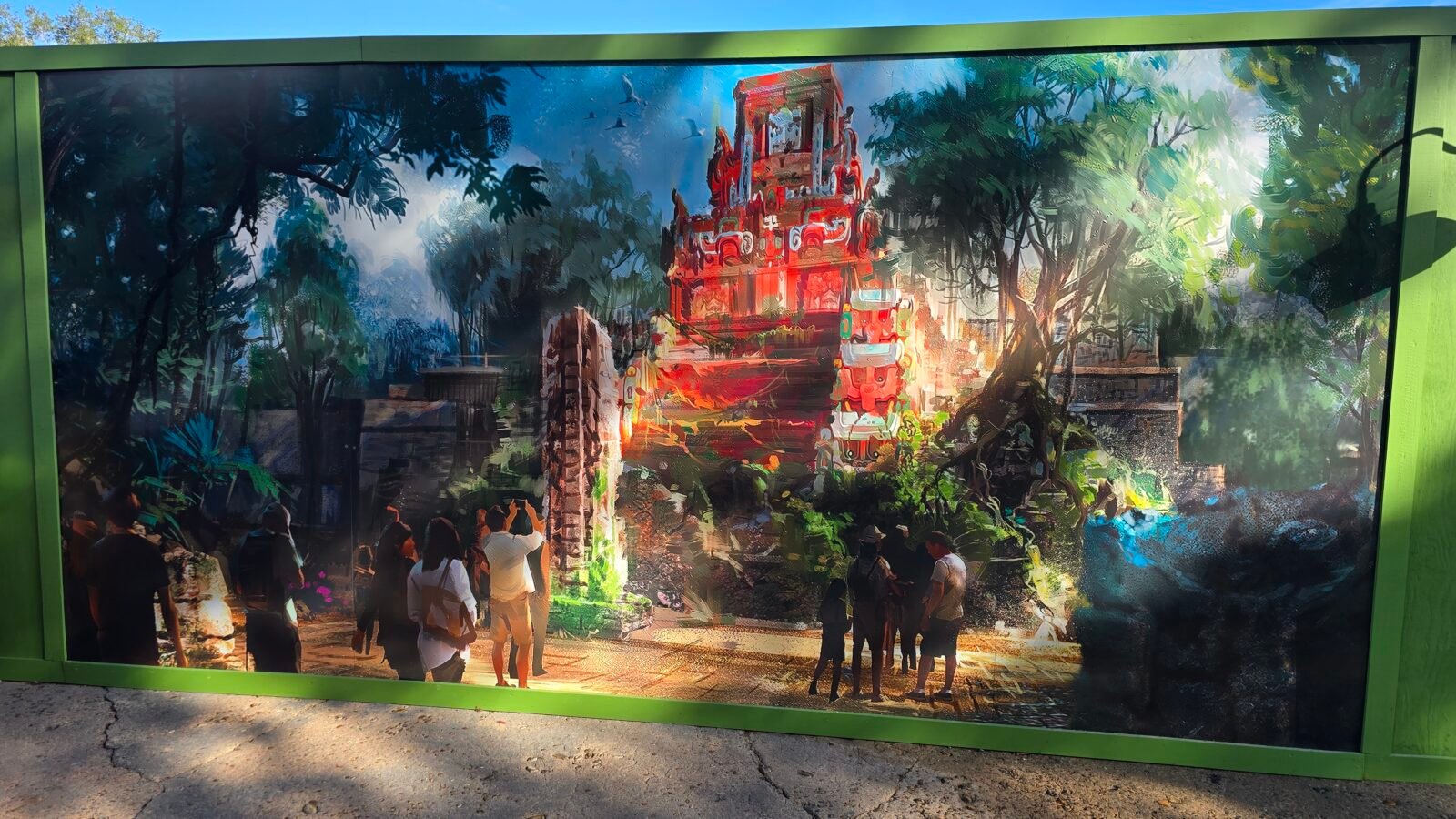 New Disney Animal Kingdom Icon Arrives at Tropical Americas Construction