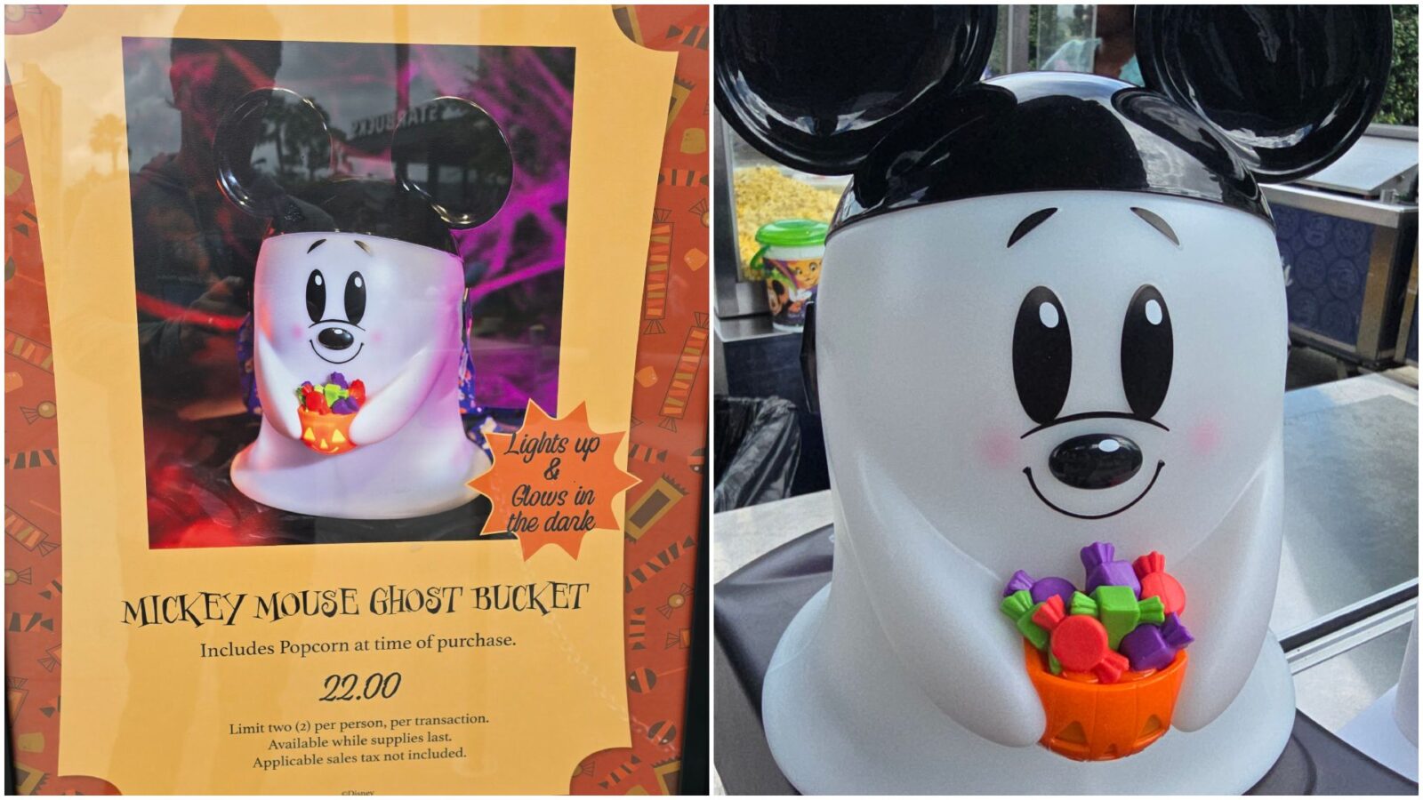 What Popcorn Buckets Are Available At Disney World in October