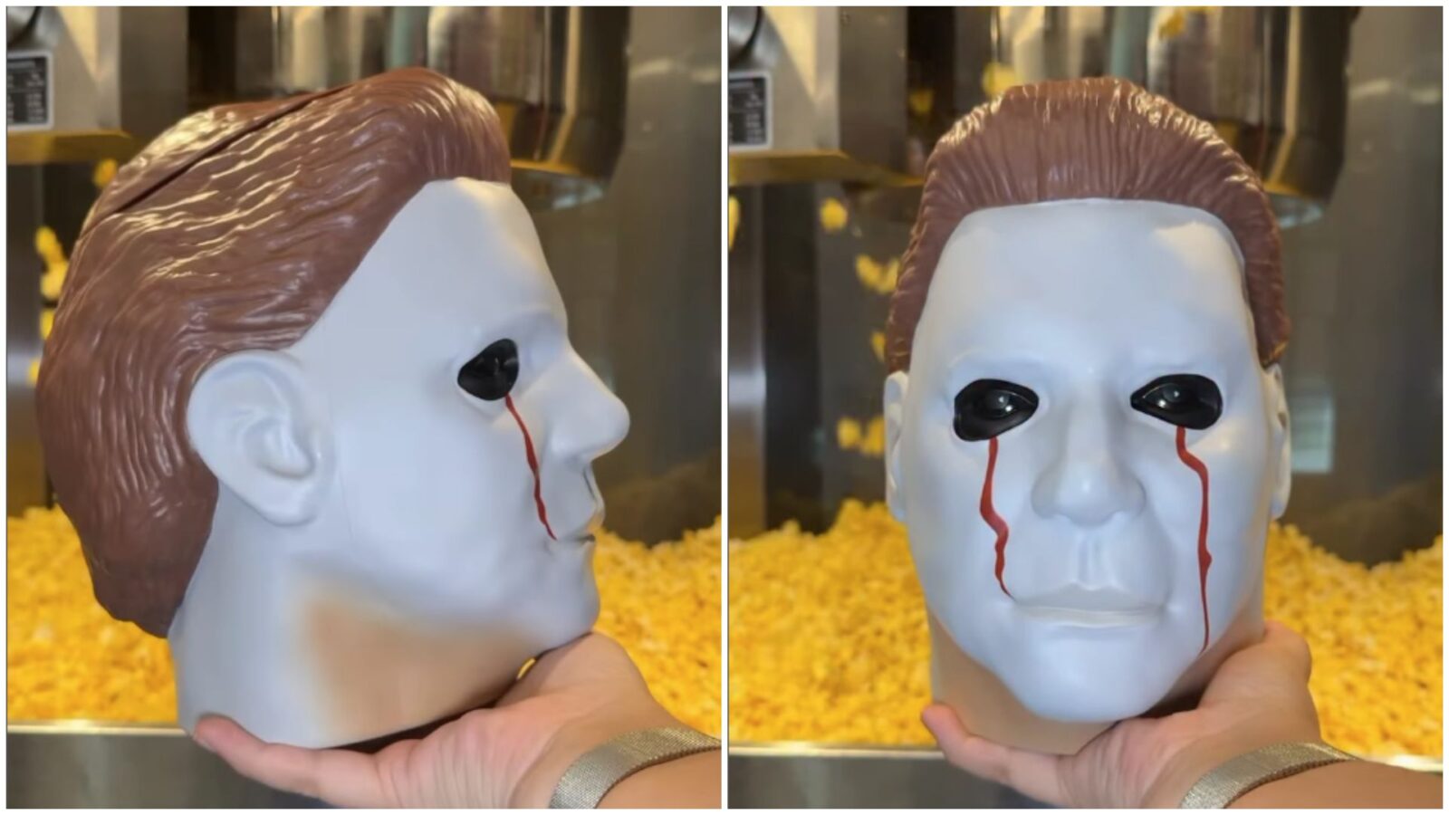 New Cinemark 'Halloween' Michael Myers Popcorn Bucket Head