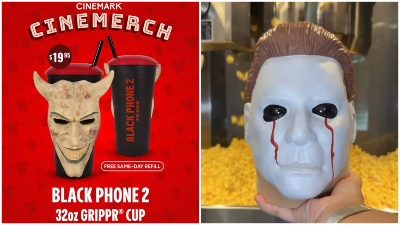 New Cinemark 'Halloween' Michael Myers Popcorn Bucket Head
