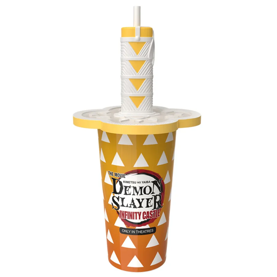Demon Slayer Kimetsu no Yaiba  The Movie Infinity Castle Tumblers with Sword Hilt Topper Lids