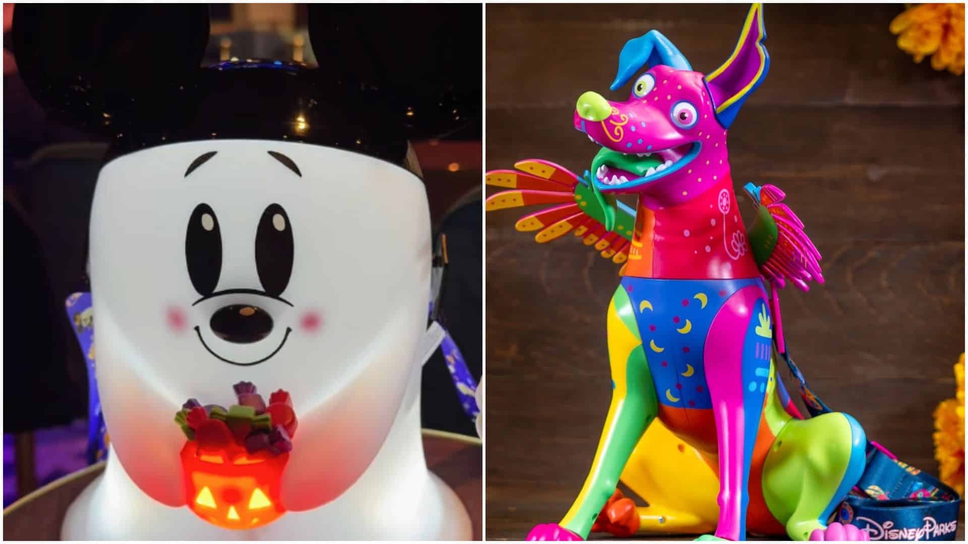 Disney Parks Releasing Mickey Ghost Popcorn Bucket and Dante Sipper Prices and Details