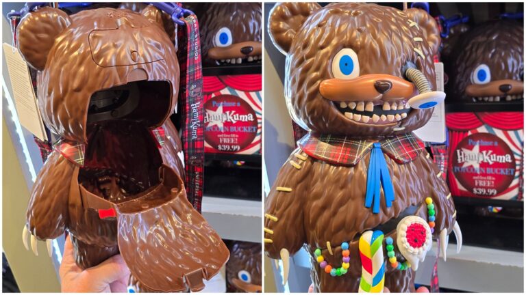 Hamikuma Popcorn Bucket at Universal Orlando during HHN 2025