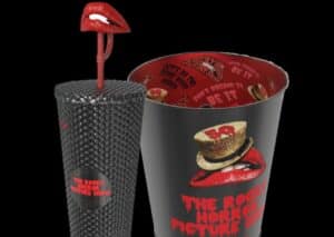 The Rocky Horror Picture Show 50th Anniversary Popcorn Bucket and Tumbler: Prices and Details