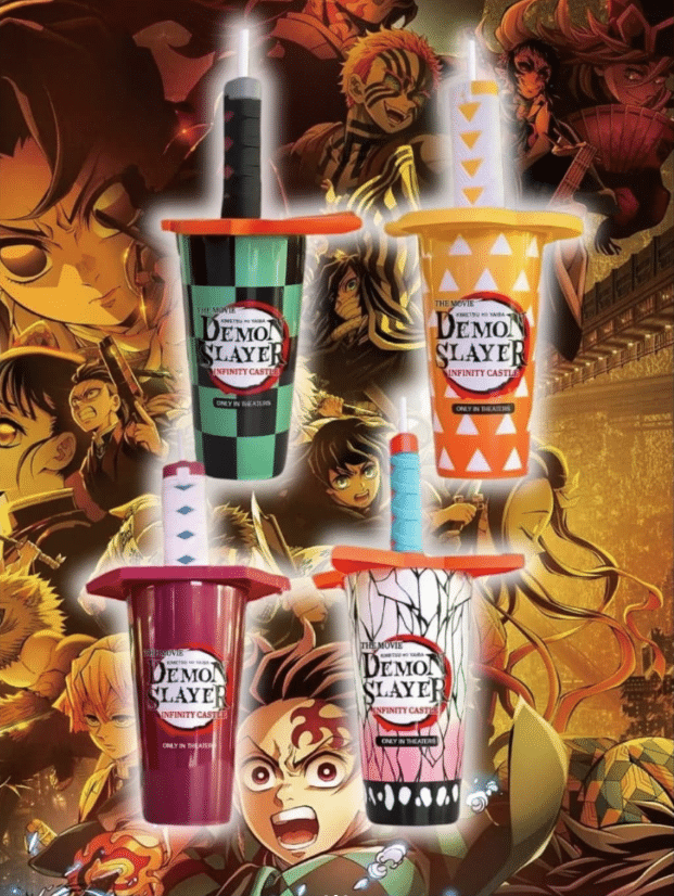 Demon Slayer Kimetsu no Yaiba Infinity Castle Movie Theater Collectibles and Popcorn Buckets