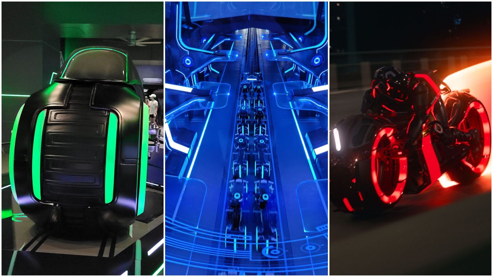 Three Grids Three Colors Disney TRON Ares Movie Goes RGB