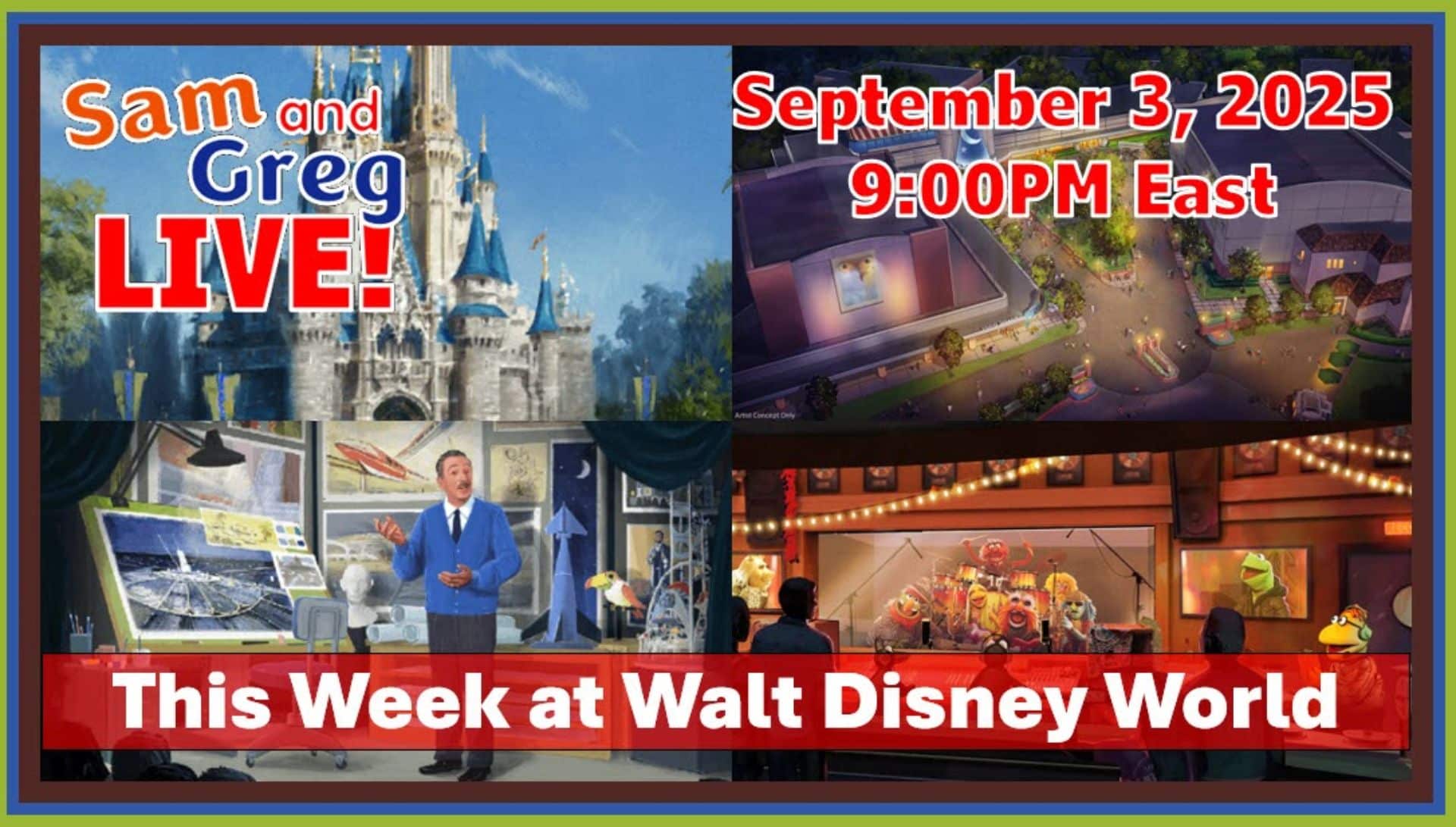 This Week at WDW Live on YouTube Tonight at 900 PM Destination D23 and the Future of Disney World
