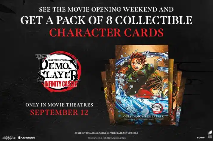 Demon Slayer Kimetsu no Yaiba Infinity Castle Movie Theater Collectibles and Popcorn Buckets