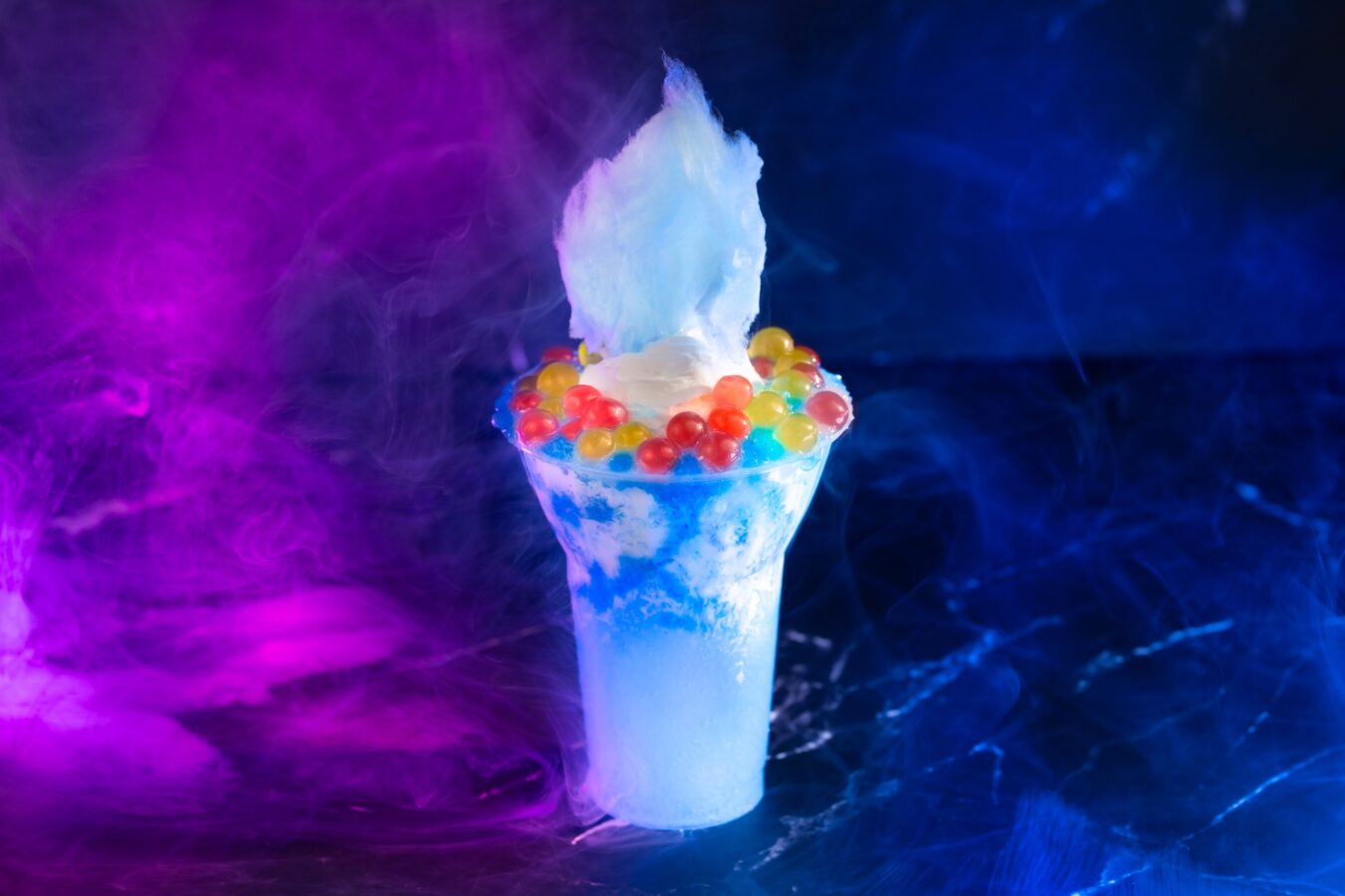 Hades Ice Cream Float at Hollywood Scoops