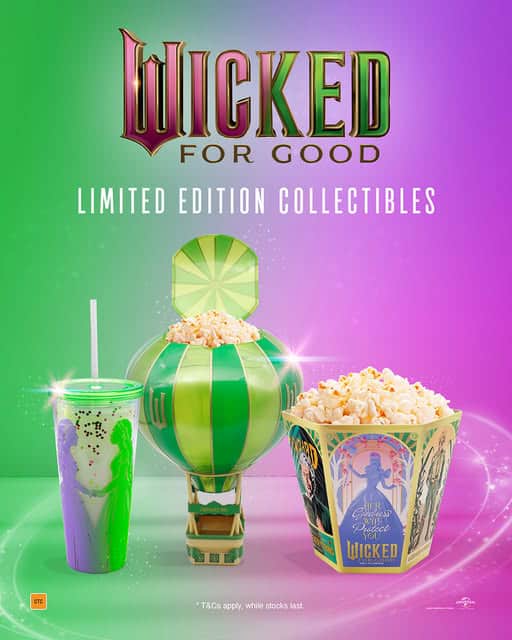 Your Guide to the Wicked For Good International Popcorn Bucket Collection