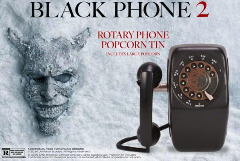 Black Phone 2 'Pick Up The Phone' Rotary Phone Popcorn Bucket at AMC Theaters