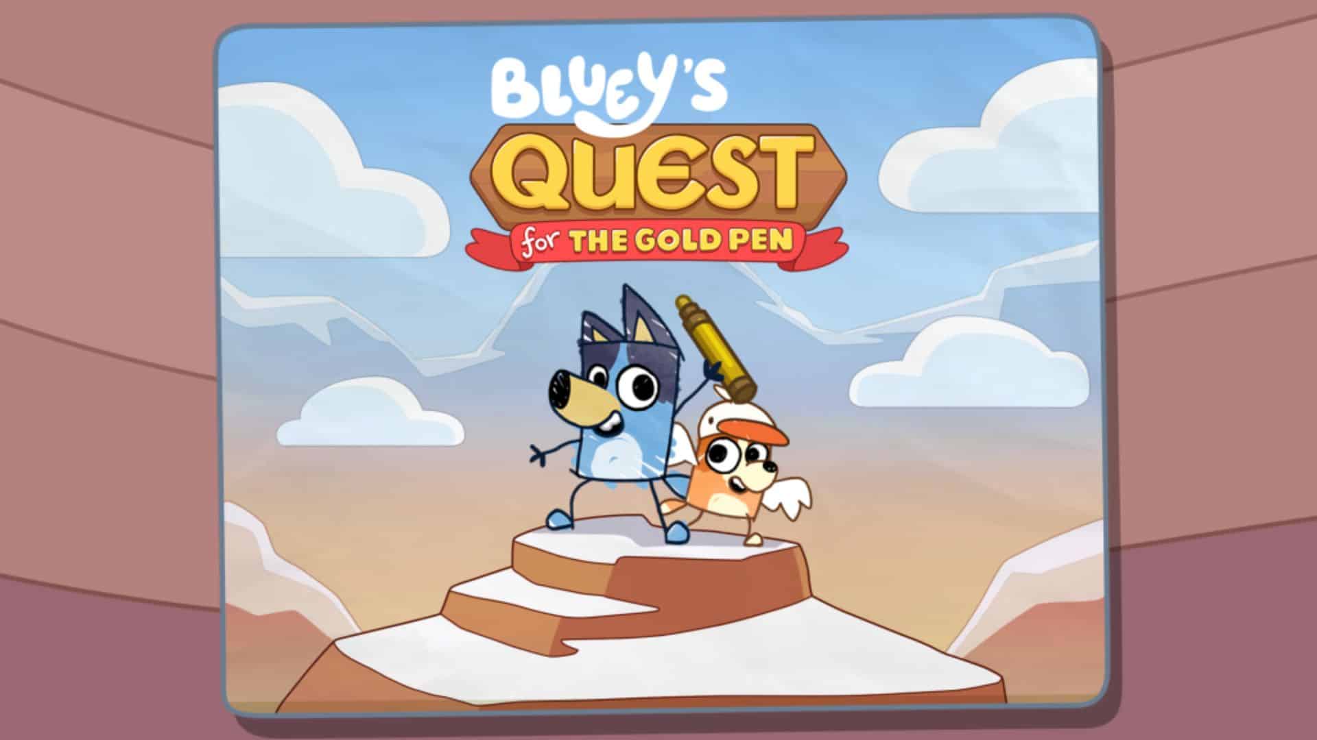 Bluey's Quest for the Gold Pen Video Game Arrives December 11!
