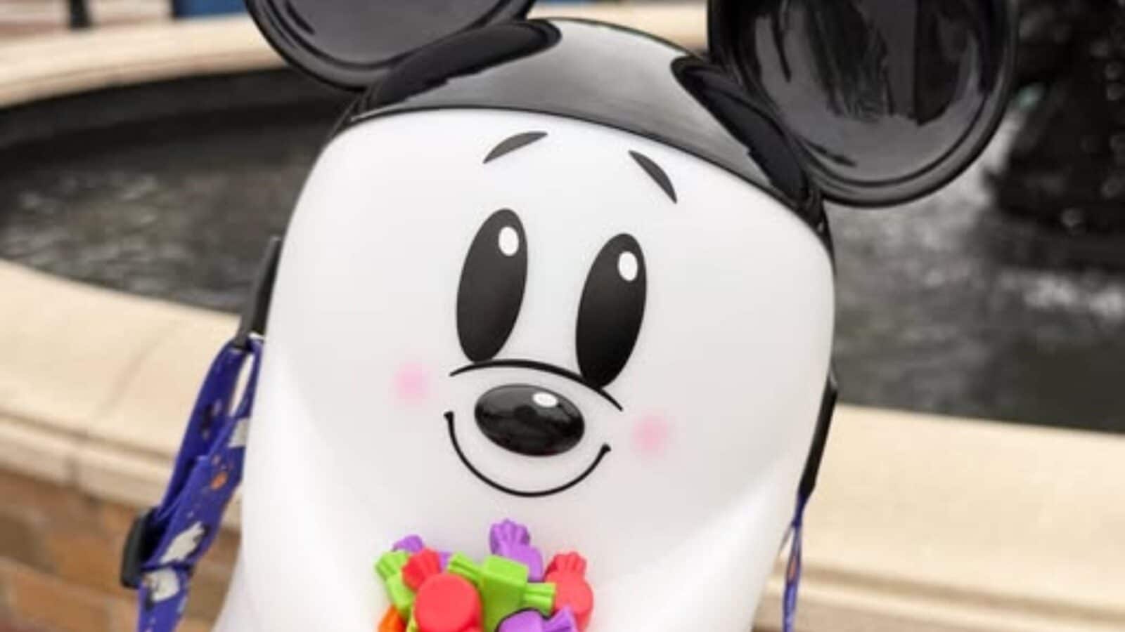 Boo Mickey Mouse Ghost Bucket Popcorn Bucket Materialized at Disney World