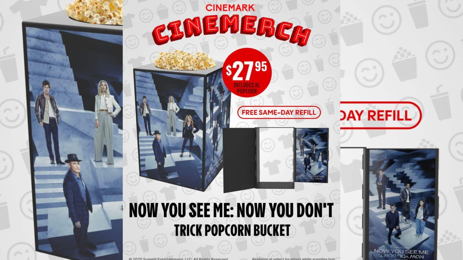Trick Popcorn Bucket Coming to Cinemark for Now You See Me Now You Don't