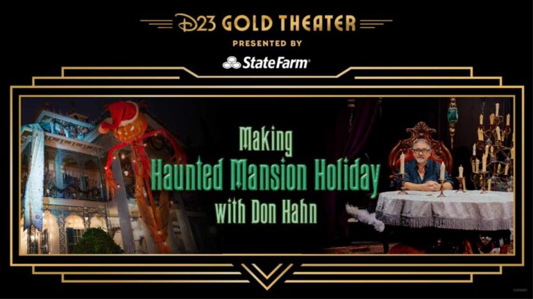 D23 Invites Gold Members to a 'Spirited Celebration' with "Making Haunted Mansion Holiday Hosted by Don Hahn"