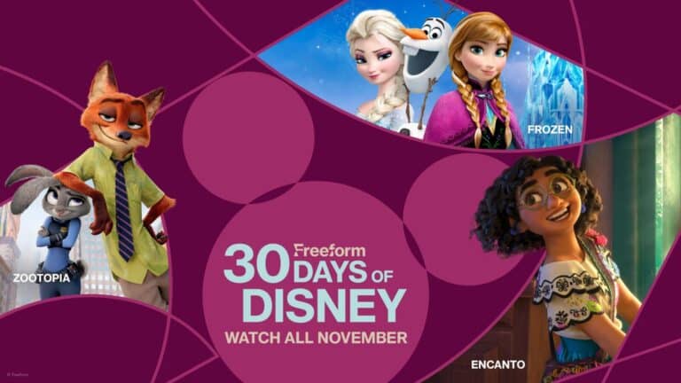 Freeform '30 Days of Disney' Announced for November 2025