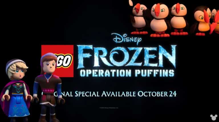 Trailer Just Released for 'LEGO Disney Frozen: Operation Puffins' Special Coming to Disney+ October 24th