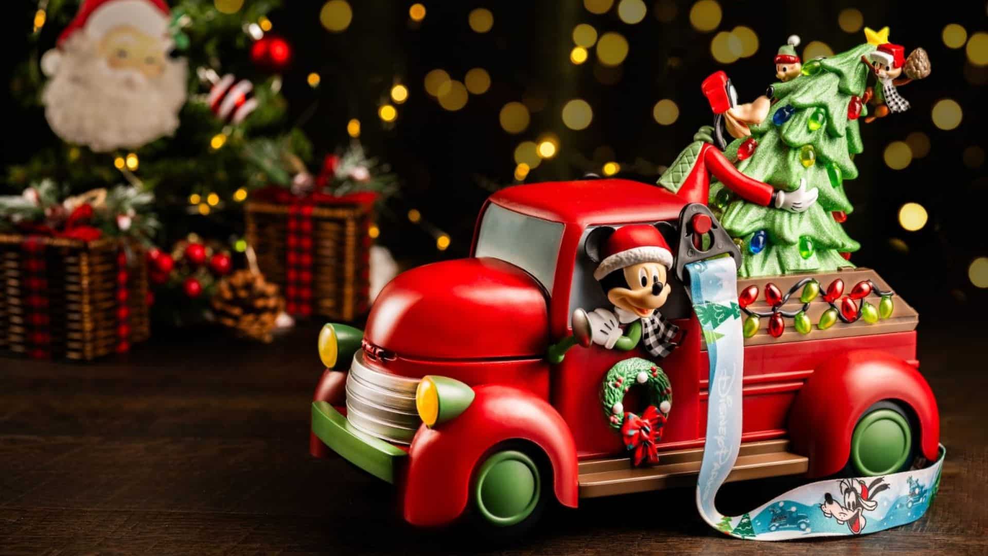 Exclusive Mickey's Very Merry Christmas Party Popcorn Bucket Truck