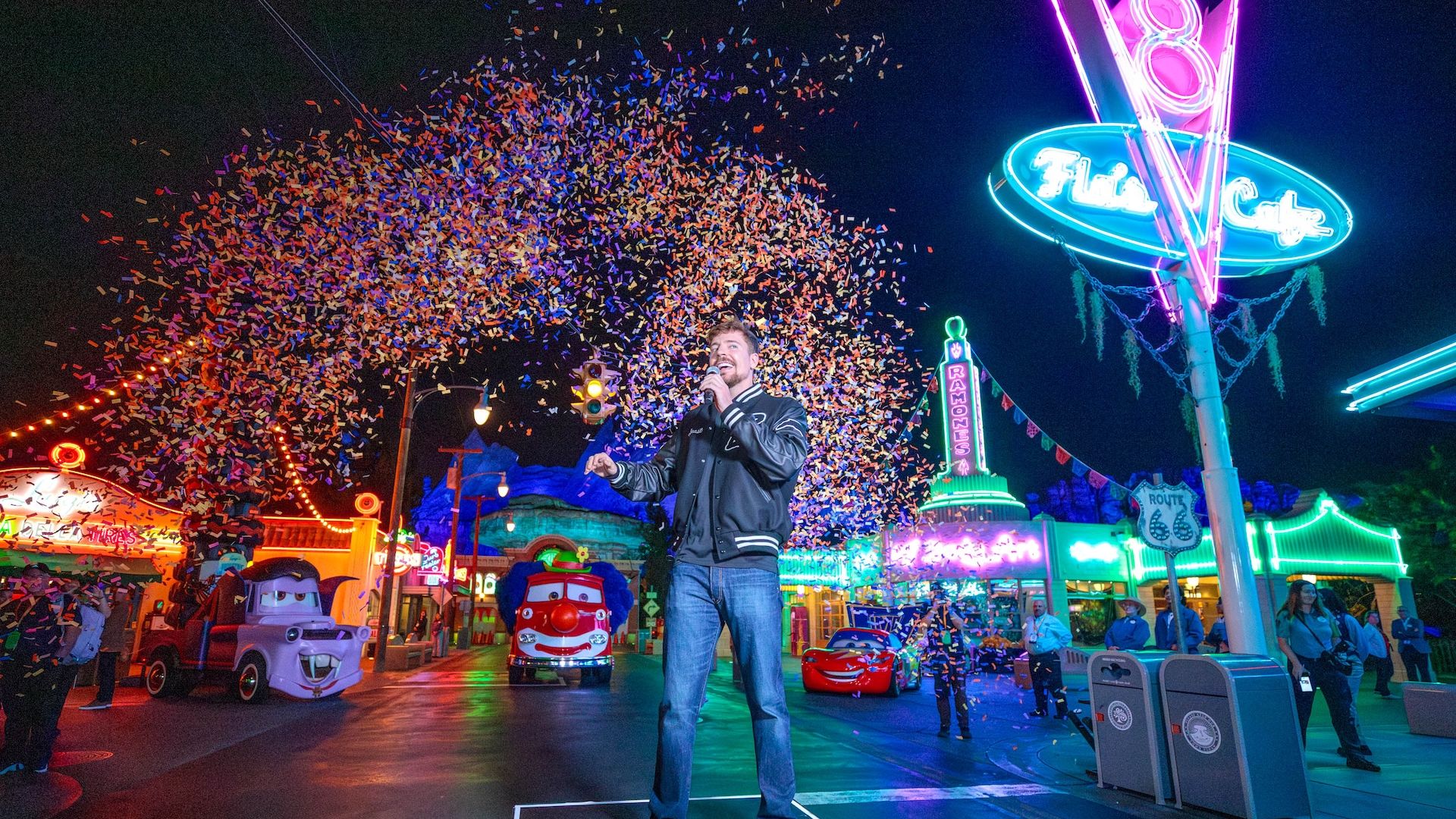 MrBeast  YouTube Creators Team Up with Disney and Make A Wish for a Spooktacular Disneyland Event